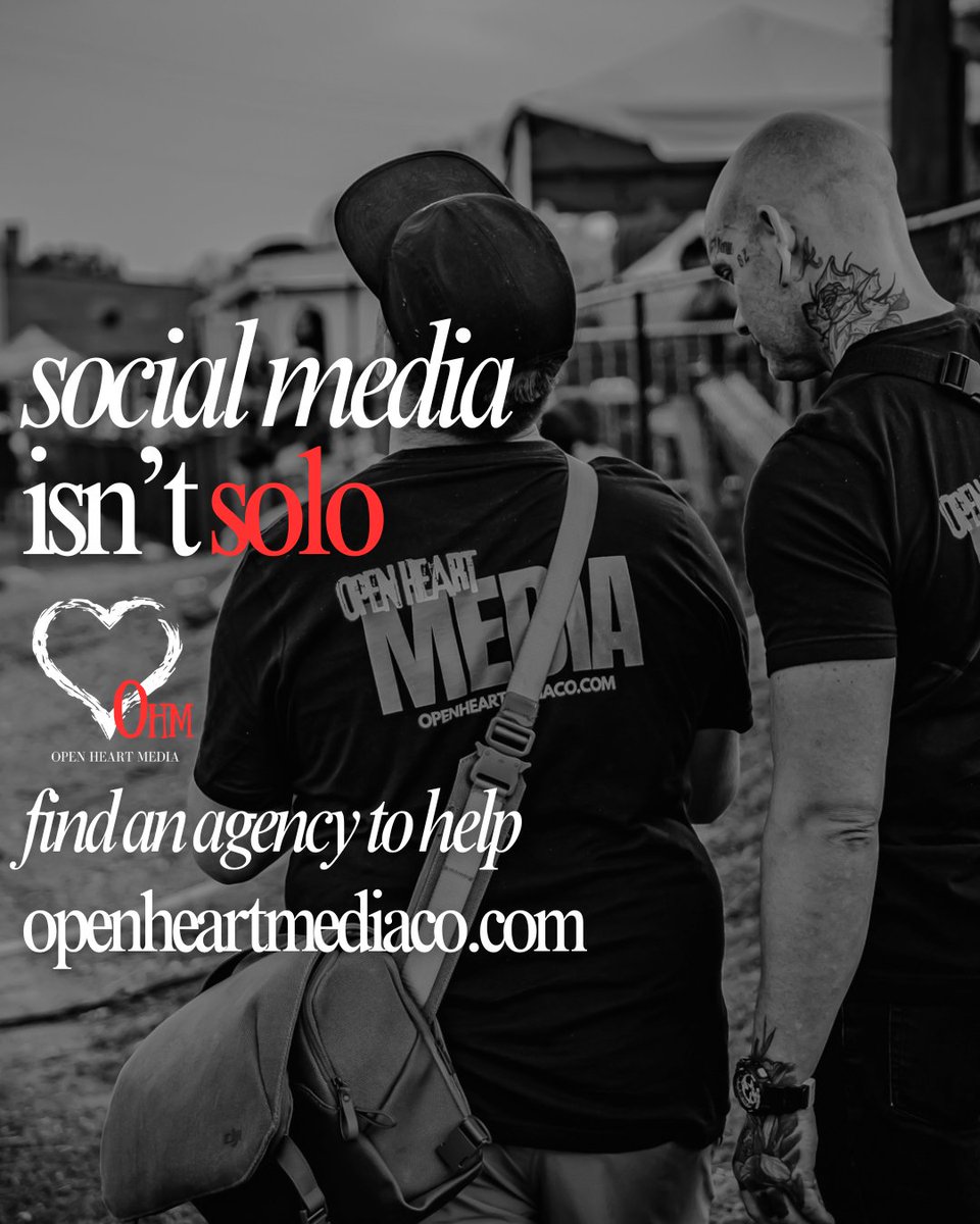 We're here to remind you that social media isn't a solo journey. With our team of dedicated experts by your side, you gain a partner who is as invested in your success as you are. 

Contact us now to learn more

openheartmediaco.com

#SocialMediaSuccess #PartnerWithExperts