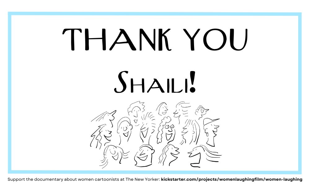 Womenlaughing's tweet photo. Thanks to @shailichopra for supporting our documentary Women Laughing on Kickstarter! Get your own shout out and graphic: https://t.co/kxCGY7R3hZ https://t.co/aGjZkQg5Iv