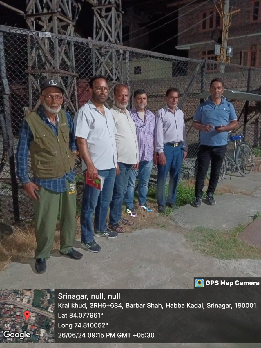 Late night crack down continues at various locations of ESD HABBA KADAL.....Bijli choors to be named and shamed