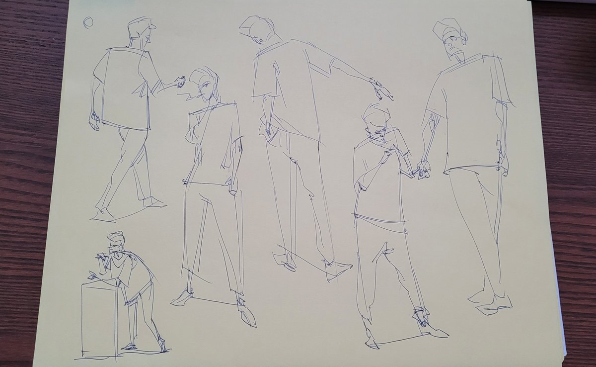 Life drawing sketches from today - Gesdraw on youtube