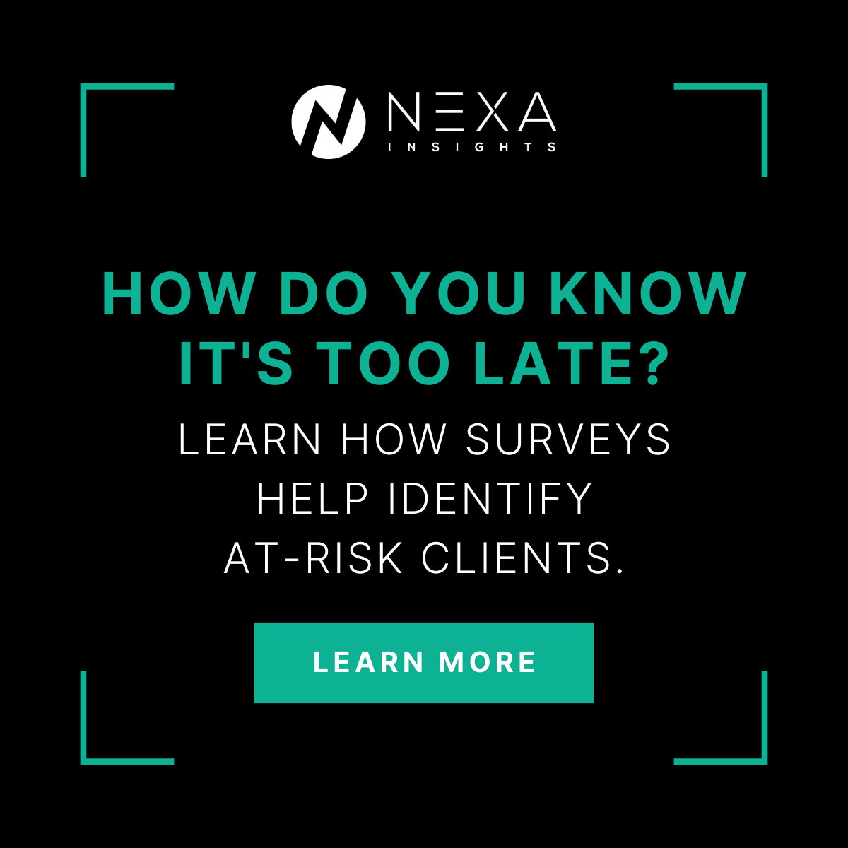 nexainsights's tweet photo. Conducting regular surveys can help you identify at-risk clients before it's too late. NEXA Insights provides strategies to highlight these clients and proactive steps to retain them. Start #surveying your clients today: https://t.co/AQ46OzfdxA #ClientInsights #FinancialAdvisors https://t.co/3BGjjxOCQK