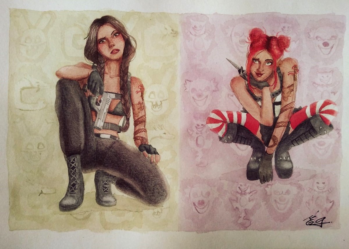 Who would win in a fight?

#RAYMOND #hiccups #cups #gtavrp #nopixel #nopixelclowns #nopixelfanart #nopixelrp #art #watercolors #fanart <a href="/Valkyrae/">RAE</a> #valkyrae