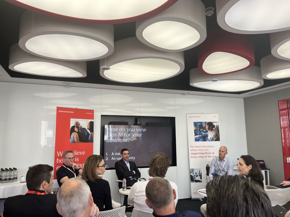 JLABS's tweet image. During the multiple roundtable discussions at the EMEA #CEOSummit, attendees were able to meet with experts to discuss topics like investor relations, cybersecurity, and gen AI in drug discovery. #JLABS