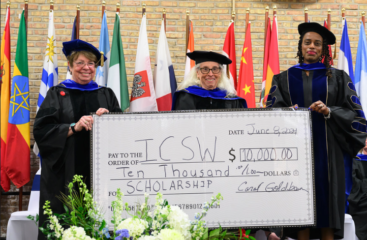 ICSW_Chicago's tweet photo. We're pleased to announce the creation of the Carol S. Goldbaum Scholarship Fund. This scholarship will support first- or second-year master’s students who are majoring in clinical social work and psychotherapy.

Read more:
https://t.co/2o6HylM2lj https://t.co/ASjC6StT6t