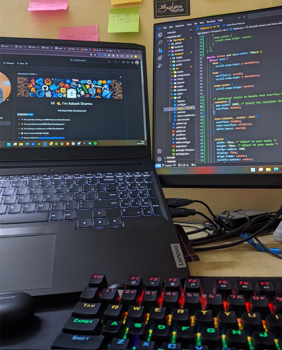 AakashSharma07's tweet image. "Back to the grind!
After a whirlwind of exams,
I'm diving back into coding and opensource projects🚀
#BackToCoding #OpenSource #DevLife #Devs #Engineers