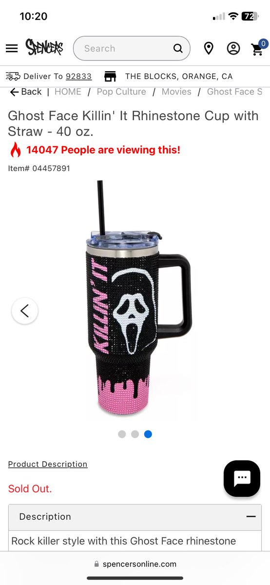 Codysaidso27's tweet image. Hey @Spencers what’s it take to get this back in stock? It’s a huge need 😢