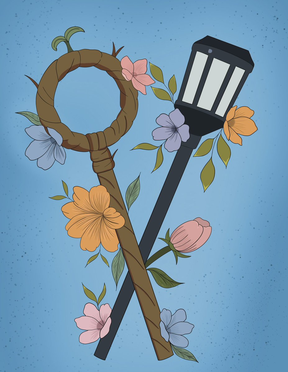 New Marcille and Falin floral art up on here and my insta 🫶 Laios coming soon #dungeonmeshi #marcillexfalin