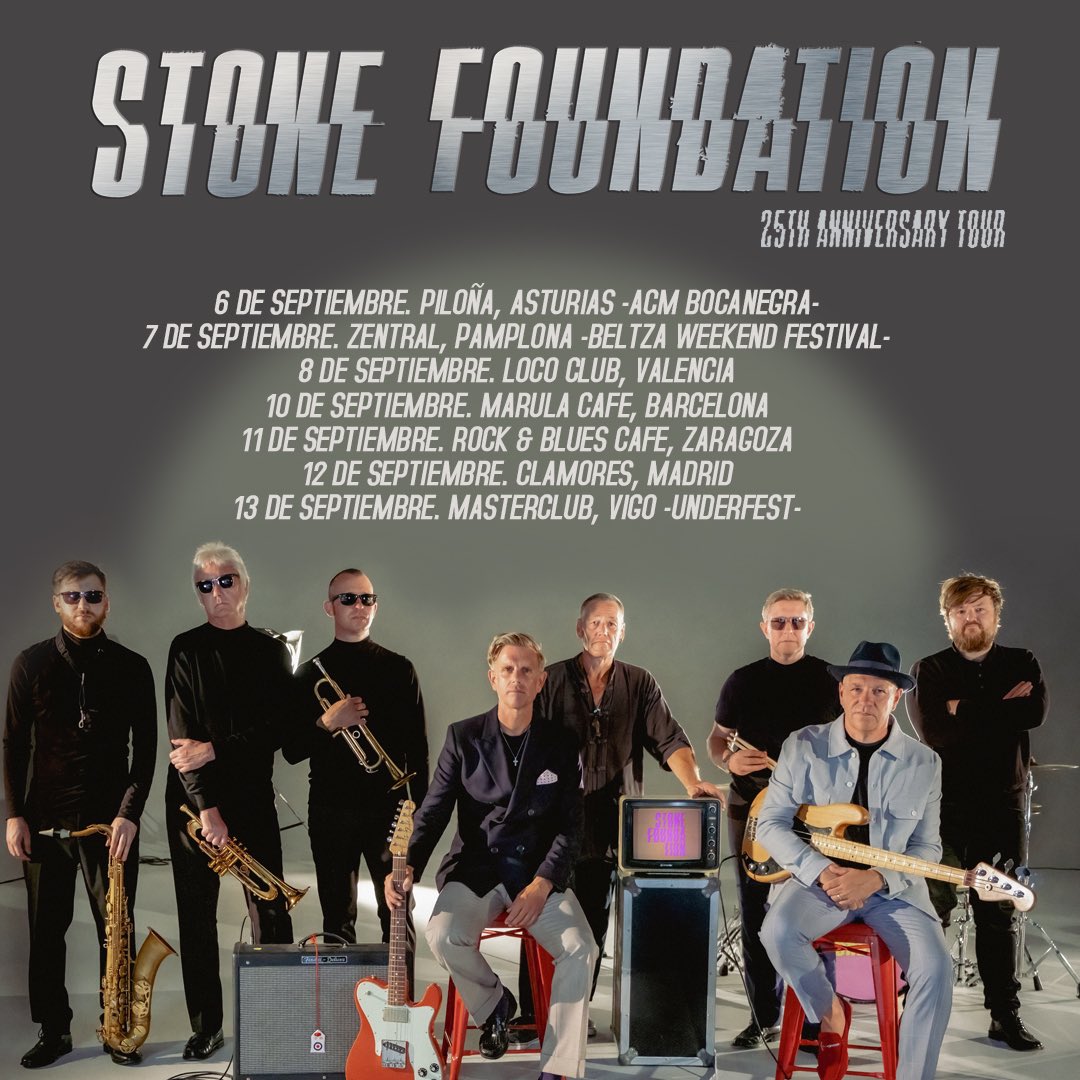 Stone Foundation (@stonefoundation) on Twitter photo <a href="/ruta66mag/">Ruta 66</a> <a href="/PearlJam/">Pearl Jam</a> <a href="/electricalWSOP/">regular steve albini</a> <a href="/genesimmons/">Gene Simmons</a> <a href="/suzyv/">Suzanne Vega</a> <a href="/John_Fogerty/">John Fogerty</a> <a href="/Los_Estanques/">Los Estanques</a> <a href="/CORDOVASBAND/">Cordovas</a> <a href="/HuercasaCountry/">Huercasa Country Festival</a> <a href="/theamazingBOC/">realBLUEOYSTER CULT</a> <a href="/pfurs/">The Psychedelic Furs</a> <a href="/BADBADNERVES/">BAD NERVES</a> <a href="/fatdog_fatdog/">Fat Dog</a> @gospelbeac_h <a href="/MrSipp_tmbc/">Castro Coleman</a> <a href="/NRateliff/">Nathaniel Rateliff</a> Great to see our lead singer Neil Jones interviewed in the latest Ruta magazine.
Hope to see you all on our Stone Foundation Spanish tour in September 🇪🇸✊😎 <a href="/ruta66mag/">Ruta 66</a> <a href="/PearlJam/">Pearl Jam</a> <a href="/electricalWSOP/">regular steve albini</a> <a href="/genesimmons/">Gene Simmons</a> <a href="/suzyv/">Suzanne Vega</a> <a href="/John_Fogerty/">John Fogerty</a> <a href="/Los_Estanques/">Los Estanques</a> <a href="/CORDOVASBAND/">Cordovas</a> <a href="/HuercasaCountry/">Huercasa Country Festival</a> <a href="/theamazingBOC/">realBLUEOYSTER CULT</a> <a href="/pfurs/">The Psychedelic Furs</a> <a href="/BADBADNERVES/">BAD NERVES</a> <a href="/fatdog_fatdog/">Fat Dog</a> @gospelbeac_h <a href="/MrSipp_tmbc/">Castro Coleman</a> <a href="/NRateliff/">Nathaniel Rateliff</a> Great to see our lead singer Neil Jones interviewed in the latest Ruta magazine.
Hope to see you all on our Stone Foundation Spanish tour in September 🇪🇸✊😎