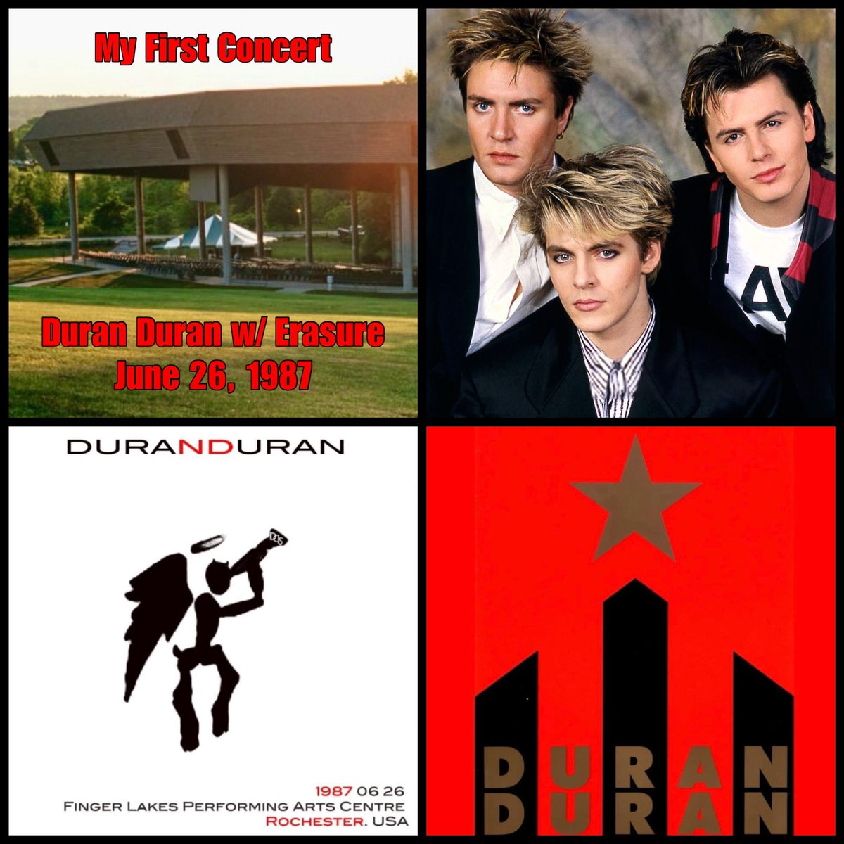 ricklovesthe80s's tweet image. Happy Duraniversary!

It was on this day in 1987 that Duran Duran brought their ‘Strange Behaviour’ tour to the Finger Lakes Performing Arts Center (now CMAC) in Canandaigua NY.     

(1 of 2)

#duranduran #strangebehaviour #duranlive #myfirstconcert #duraniversary #duranie