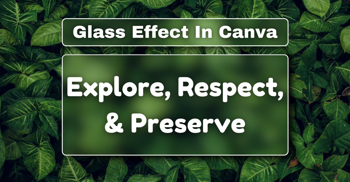 Ratikanta_73's tweet image. DAY 1️⃣7️⃣8️⃣Of #366DaysOfLearning : @Canva Edition!
🚀 Day 26 Focus: Using @Canva to Create Glass Effect.

#366DaysOfLearning #CanvaLearning #GraphicDesign #CreativeJourney #DesignTrends

Follow Me on LinkedIn: bit.ly/Ratikanta