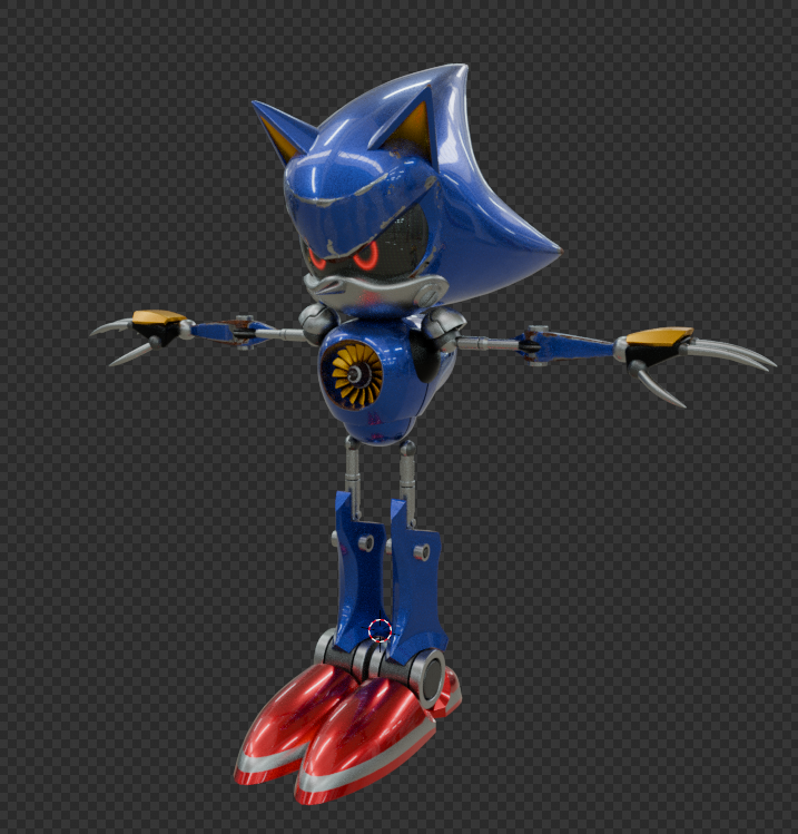 Metal Sonic 3D model WIP

#b3d #SonicTheHedgehog