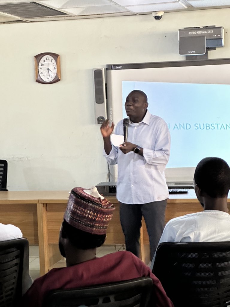 Aleemousman's tweet photo. WORLD DRUG DAY-June 26th
Activity 2: As part of the efforts to promote prevention of substance use among young people, I facilitated the training of prevention awareness workshop with students in Ahmadu Bello University Zaria.

#InvestInPrevention https://t.co/kQstmqhFzG