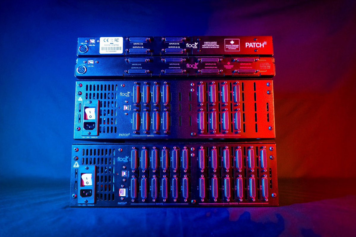 FlockAudio's tweet image. Multiple I/O options for studios of all sizes! - - -
See why thousands of audio professionals and studios around the world are switching to the new standard of analog routing… The PATCH Series!
(flockaudio.com) 
 #patchbay #patchbays #RecordingStudio #AudioProduction