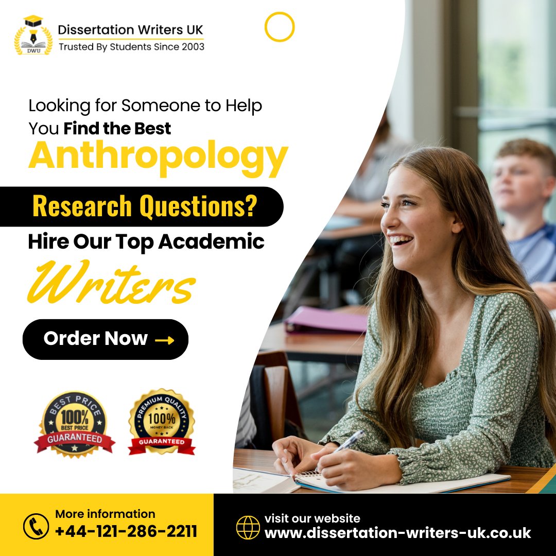UKKDissertation's tweet photo. Looking for Someone to Help You Find the Best Anthropology Research Questions? Hire Our Top Academic Writers!
👇 Contact Us
📞 Mobile: +44-121-286-2211
🔗 Visit: https://t.co/Tr2uLKhRYI
#Anthropology #AnthropologyResearch #ResearchQuestions #AcademicWriting #Writers https://t.co/57h2m4LDet
