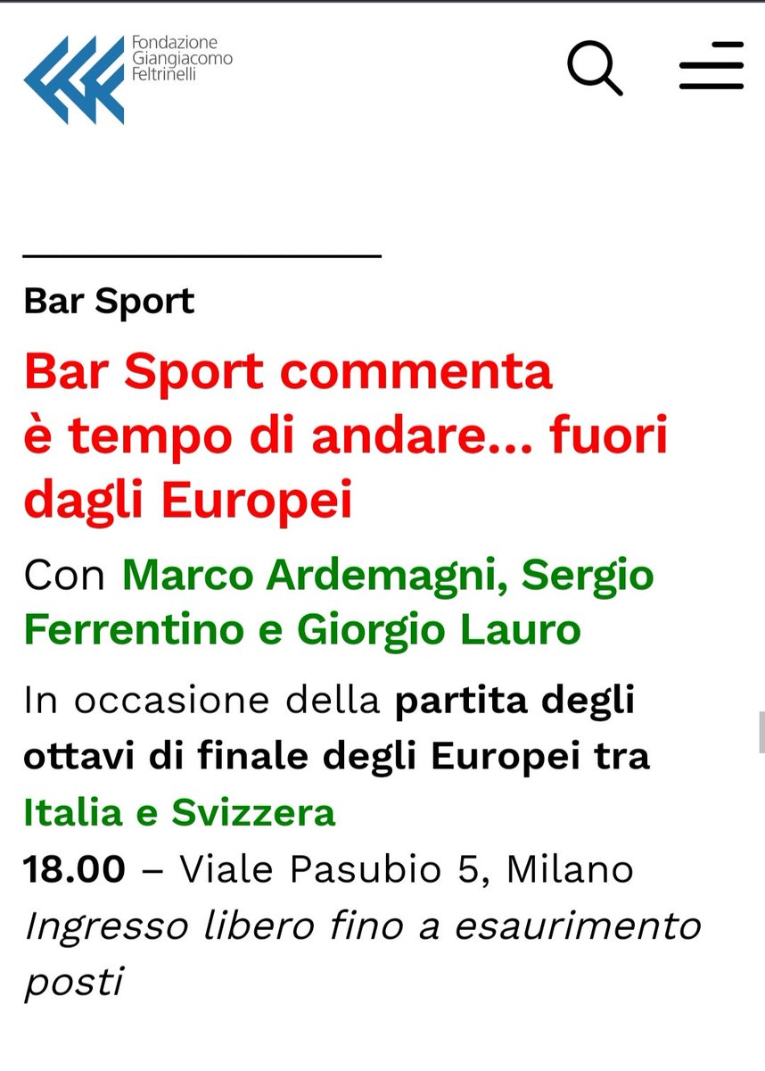 <a href="/GiorgiaMidang/">Giorgia Colombo</a> <a href="/marcoardemagni/">Marco Ardemagni</a> <a href="/sergferrentino/">Sergio Ferrentino</a> È  bastato dirlo...