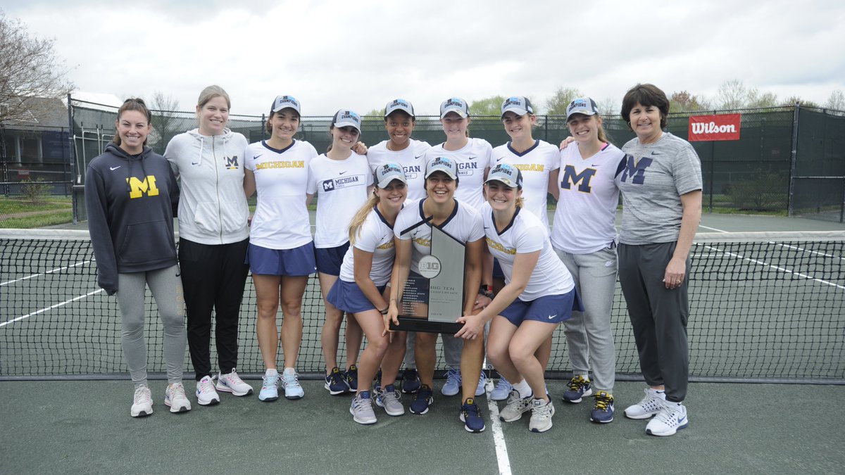 UMichWTennis's tweet photo. Thank you to associate head coach Teryn Ashley-Fitch for spending 18 years with our program - 11 B1G championships, 6 B1G Tourney titles, countless wins and too many memories to count!

We wish you the best and will miss you! https://t.co/907K6ksx7N