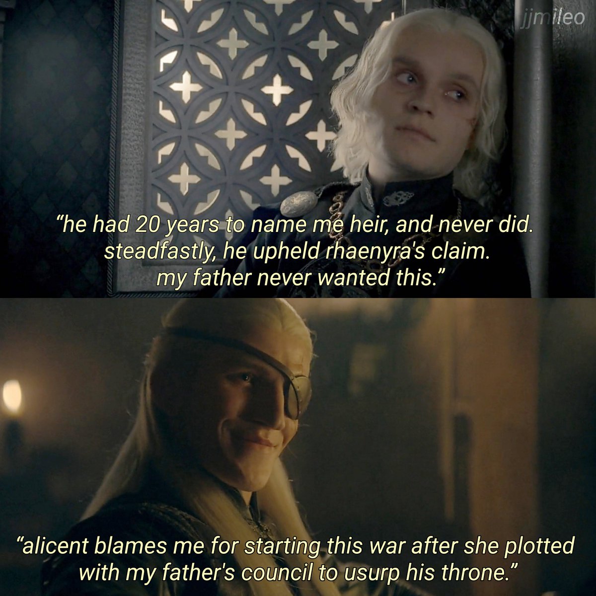 jjmileo's tweet photo. even they know that rhaenyra is the rightful heir 😩

#HouseOfTheDragon https://t.co/zETc9veEfB
