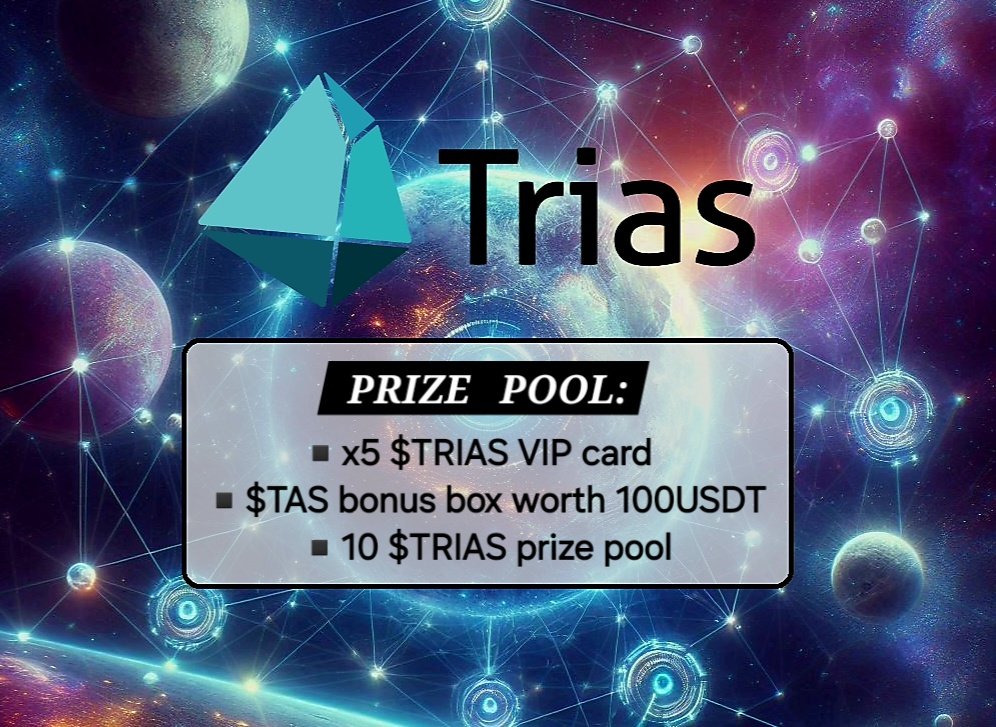 Acecryptoinfo's tweet photo. ๐ Exciting Opportunity, $TRIAS fam! ๐
With the $Trias migration phase 1 ending, participate in the Learn & Win challenge! ๐๐ฐ Discover Trias & NetX for a chance to win from @triaslab prize pool!
โ
๏ธ Task: Answer these questions in the comments to win + ๐ Retweet and โค๏ธ Like to spread the word! Good luck, fam! ๐
1๏ธโฃ How many transactions per second can #NetX Mainnet handle?
2๏ธโฃ Name one of Trias' key partnerships?
3๏ธโฃ Bonus: What impresses you most about Trias?
๐๏ธ Deadline: July 4
Prize pool:
- x5 $TRIAS VIP cards
- $TAS bonus box worth 100 USDT
- 10 $TRIAS
- And more..
#Trias #NetX #crypto @Trias_One