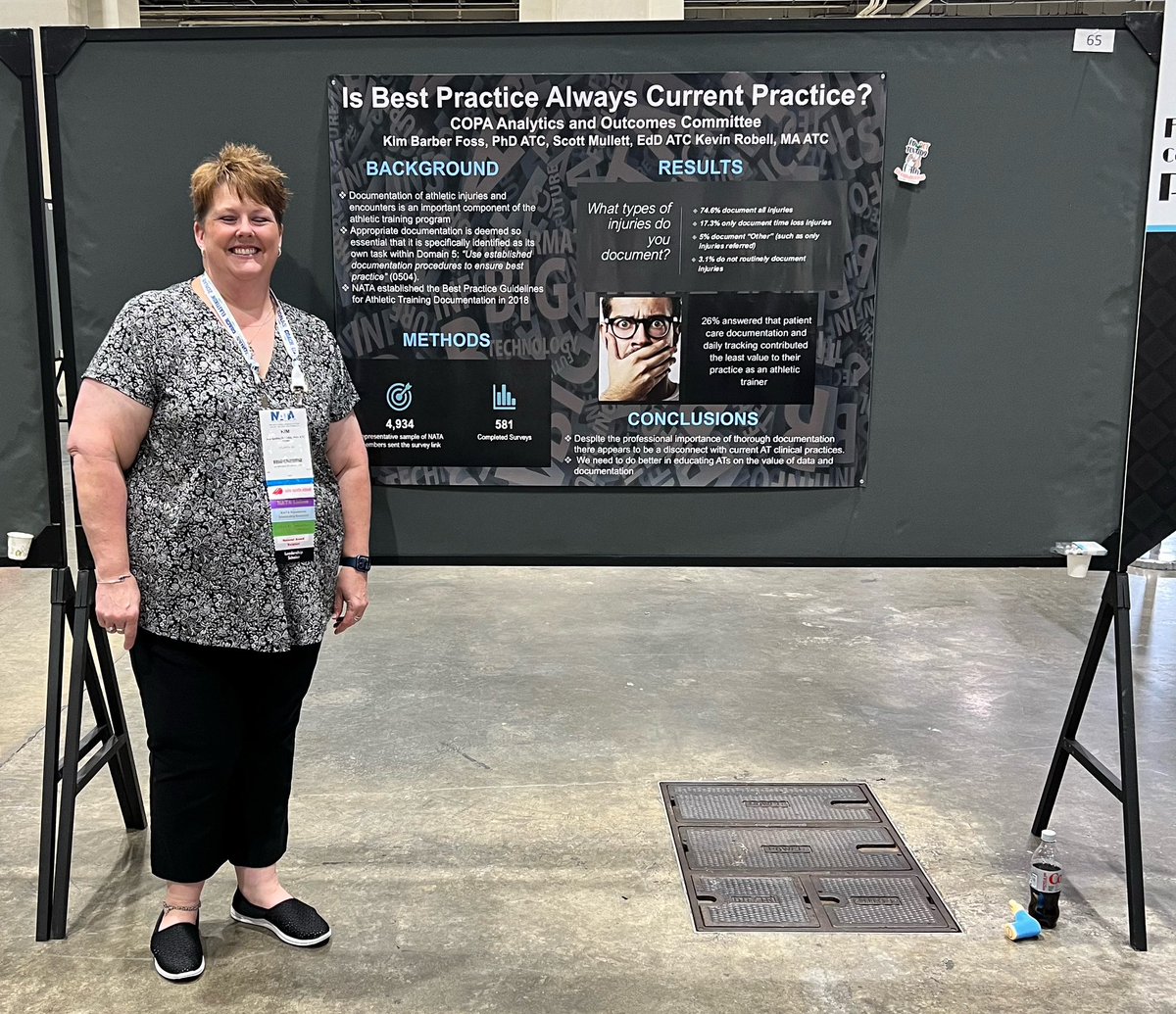 KBarberFoss's tweet photo. #freecomm poster today for @NATAFoundation at @NATA1950 #NATA75 @SEATA9 @GATAinfo @NATA_COPA https://t.co/sl8iZJ9Bh5