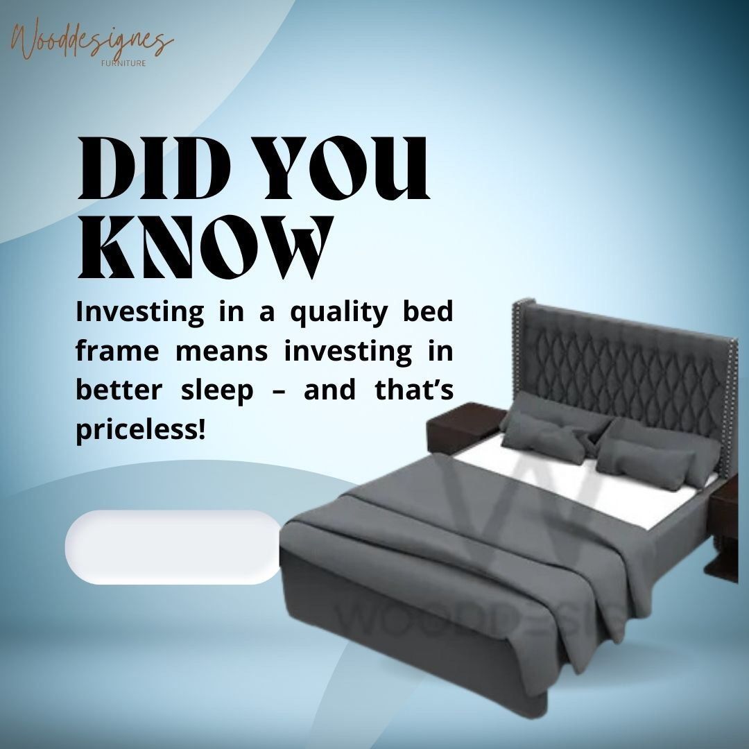Wooddesignes's tweet image. Rest is important and one way to achieve this is by sleeping. You should get a bed frame that gives you good sleep.

#wooddesignes #sleep #bedframe #didyouknow #furniture