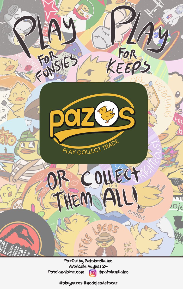 dannyigamez's tweet image. Upcoming AD run for #pazOs! by #patolandiainc
#tazos #pogs