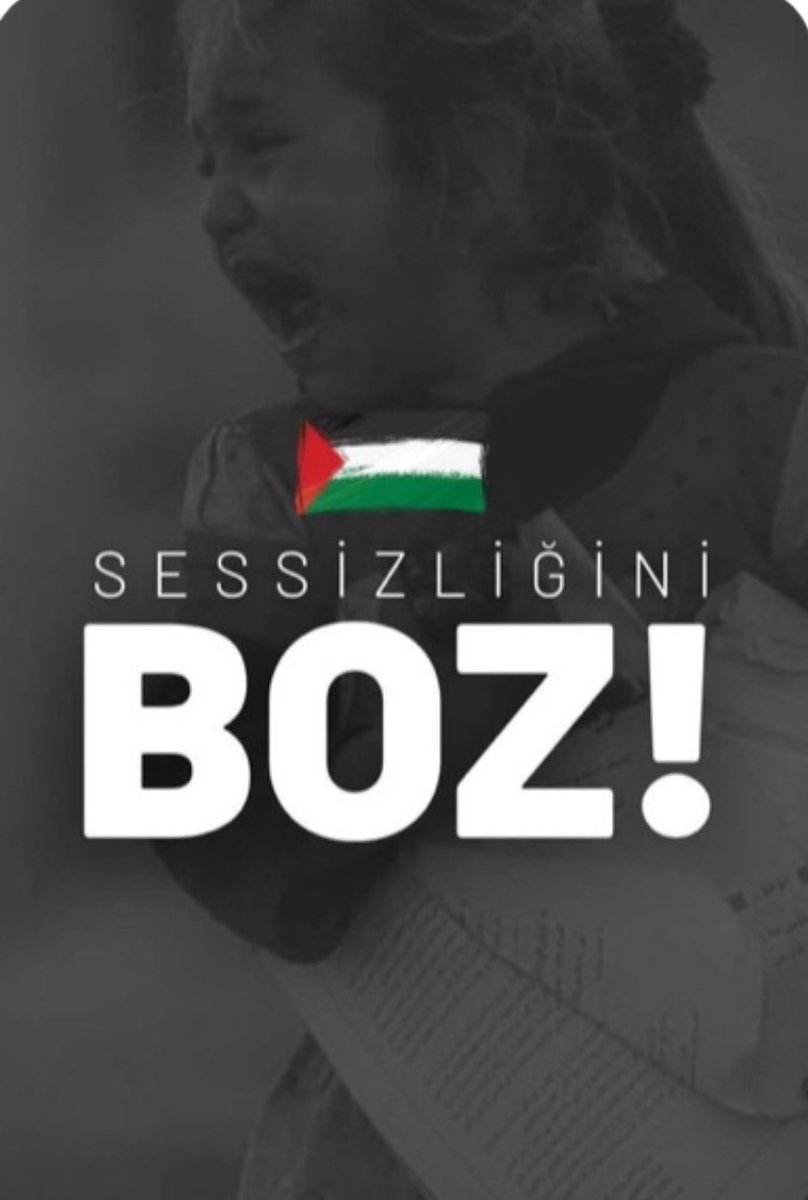 Ben Müslüman Türk'üm!🇹🇷🇹🇷🇹🇷
Filistin benim öz davamdır!

Alıntıla, devam ettir.

#DontForgetGaza🇵🇸🇵🇸🇵🇸
#cumhurittifakıtürkiyedir🇹🇷🇹🇷🇹🇷