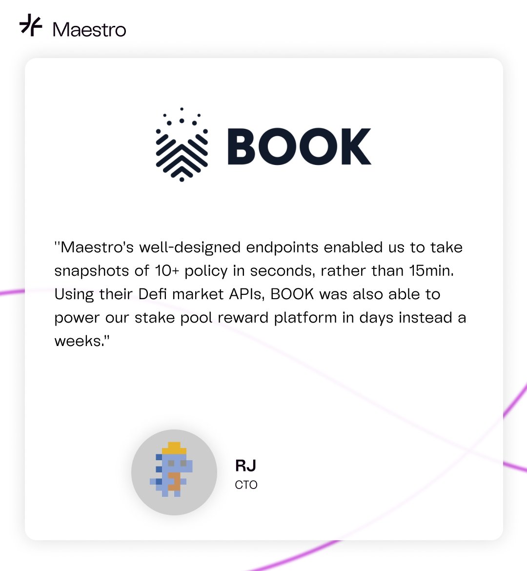 GoMaestroOrg's tweet image. Book.io is THE web3 marketplace for books. 

What started on Cardano has now expanded to Ethereum, Polygon, Base and Algorand. They are undeniable 💯

Why are they utilizing Maestro? Using Maestro cut down their snapshot time from 15 minutes to mere seconds ⏰…