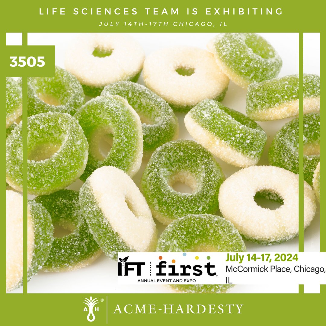 👋 Who: #acmehardestylifesciences
😍 Booth #: 3505
👀 Exhibitor Profile: bit.ly/3L2PB3I
🎉 What: <a href="/IFT/">Institute of Food Technologists (IFT)</a> FIRST
📅 When: July 14-17
📍 Where: <a href="/McCormick_Place/">McCormick Place</a>

#ift #iftfirst #foodscience #foodandbeverage #innovation #foodtechnology #foodchemistry #lifesciences