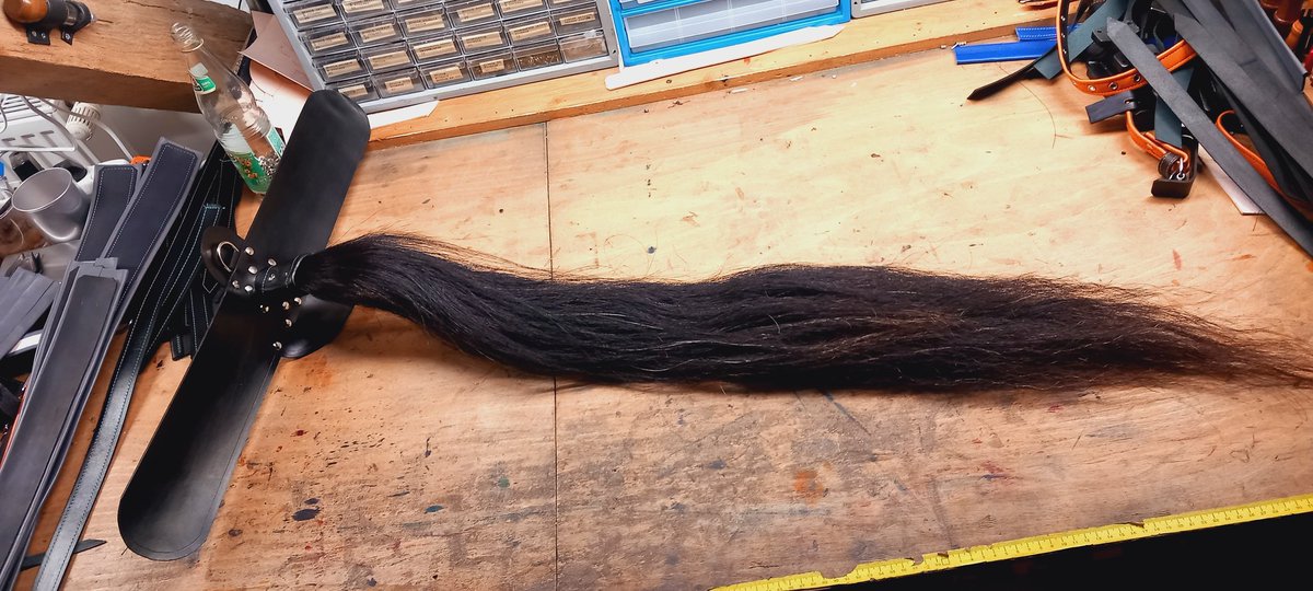 CraftsAndrew's tweet image. Work in progress 
Pony play harnesses 

#ponyplay #ponyharness