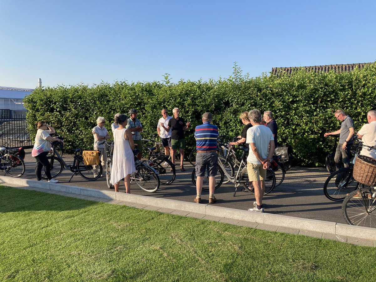 Mooie opkomst fietsronde door  #kudelstaart met <a href="/Kudelstaart/">DorpsraadKudelstaart</a>