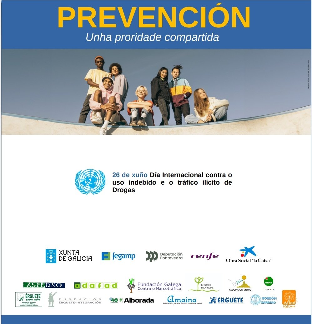 Asfedro (@asfedro) on Twitter photo #26dexuño #DíaInternacionalContraOUsoIndebidoEOtráficoIlícitoDeDrogas
<a href="/Xunta/">Xunta de Galicia</a> <a href="/FEGAMP/">FEGAMP</a> <a href="/UNADenred/">UNAD</a> <a href="/depo_es/">Deputación Pontevedra</a> <a href="/Renfe/">Renfe</a> <a href="/OSLaCaixa/">ObraSocialLaCaixa</a> #26dexuño #DíaInternacionalContraOUsoIndebidoEOtráficoIlícitoDeDrogas
<a href="/Xunta/">Xunta de Galicia</a> <a href="/FEGAMP/">FEGAMP</a> <a href="/UNADenred/">UNAD</a> <a href="/depo_es/">Deputación Pontevedra</a> <a href="/Renfe/">Renfe</a> <a href="/OSLaCaixa/">ObraSocialLaCaixa</a>