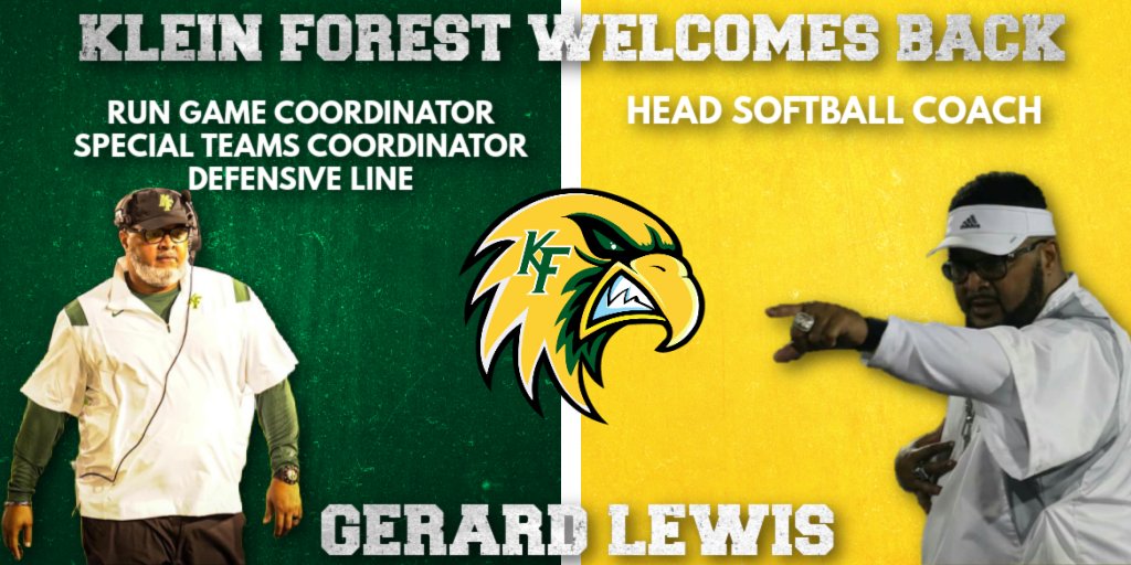 KleinForestath's tweet photo. Klein Forest would like to welcome back Gerard Lewis. We are excited to have him as he brings a wealth of knowledge and understanding. Let's GOOO
@1CoachVaughn @KleinForest @soneworleansbra https://t.co/bYXj379Hc8