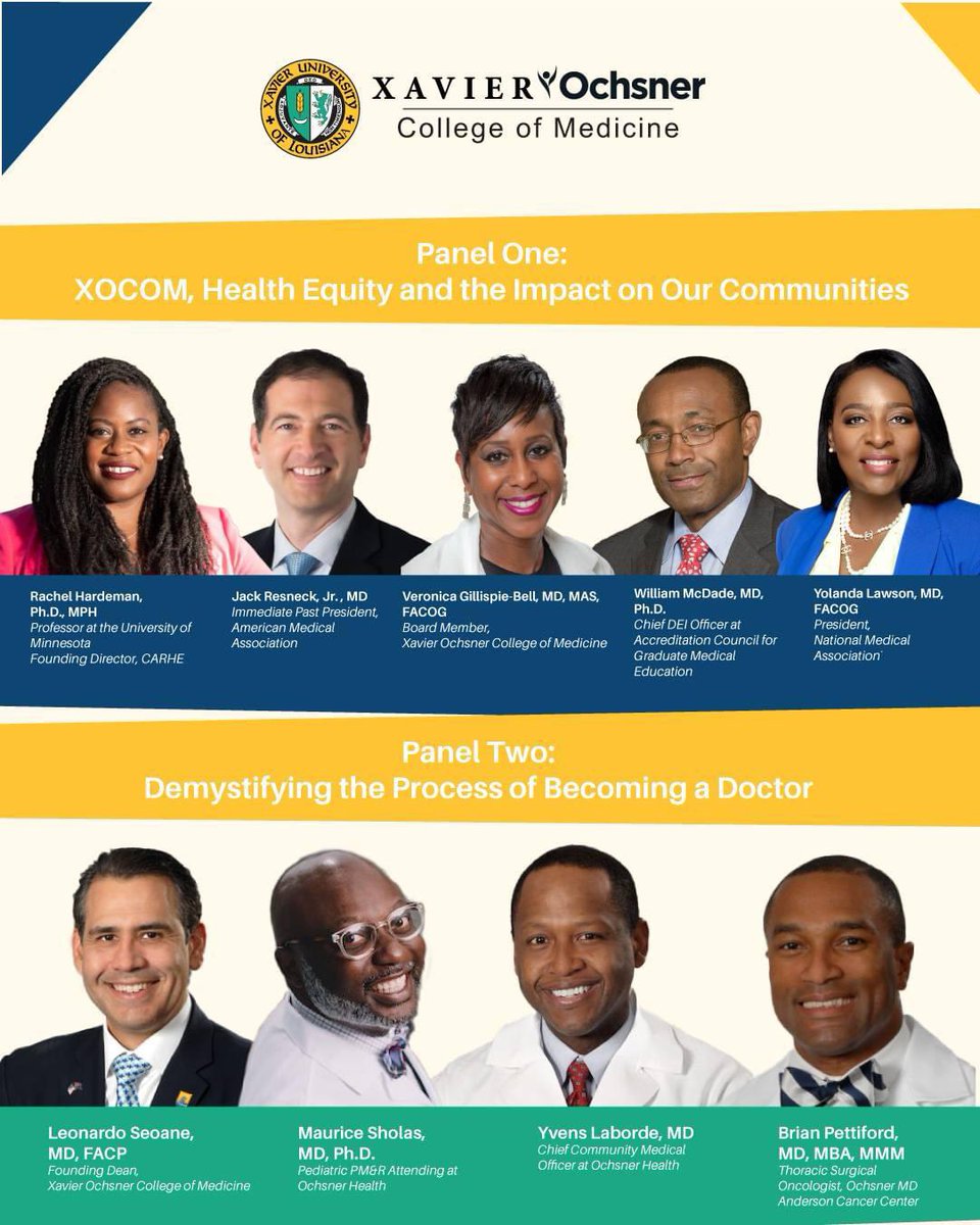 Join #XOCOM for a special event during ESSENCE Festival Weekend! 

Moderated by Angela Rye &amp; Dr. Courtney Washington, this event will feature enlightening panels on diversity in medicine &amp; the journey to becoming a physician.

 🌐: bit.ly/4cf1xLB
Ochsner Health
