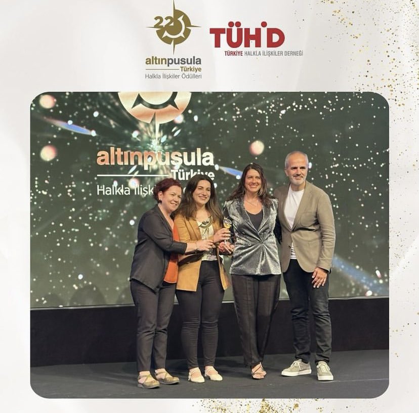 Dijital İletişim Entegre İletişim Kampanyası Ödülü; “Refika Birgül ile Superfresh Bi Yolculuk” projesiyle, SuperFresh ve Lorbi PR

<a href="/tuhid/">TÜHİD</a> <a href="/SuperFreshTR/">SuperFresh</a> <a href="/Lorbi_PR/">LorbiPR</a> 
#22AltınPusulaÖdülleri  #AltınPusula2024 #AltınPusulaÖdülleri #TÜHİD  #TürkiyeHalklaİlişkilerÖdülleri