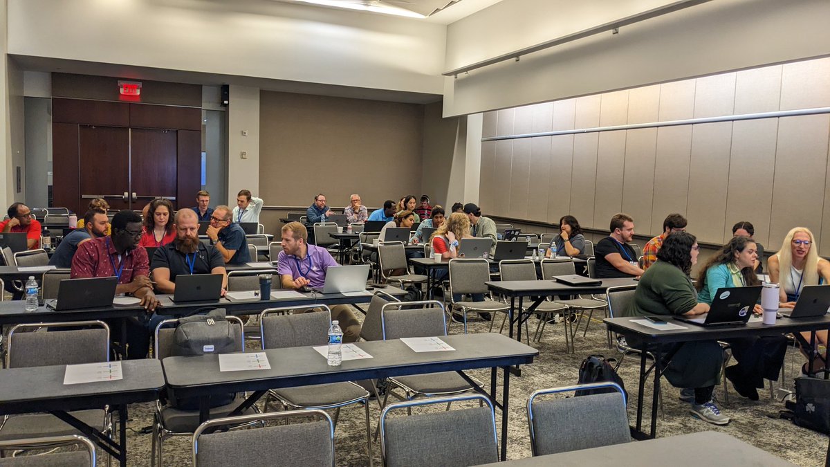 markwshead's tweet image. BDD workshop with @Ozobot robots. #kcdc