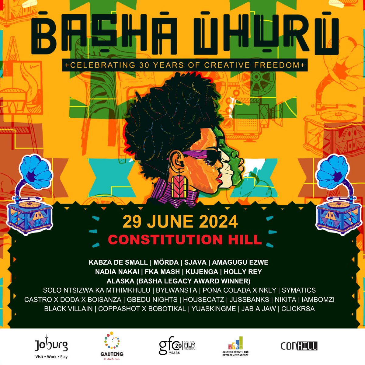 Calling all creatives!🥳Join <a href="/BashaUhuru/">Basha Uhuru</a>  Youth Fest! This incredible 3-day event celebrates artistic expression, &amp; the legacy of South Africa's youth of 1976. Showcases vibrant work of young creatives.GFC is a proud supporter of this initiative. #BashaUhuru #ConstitutionHill
