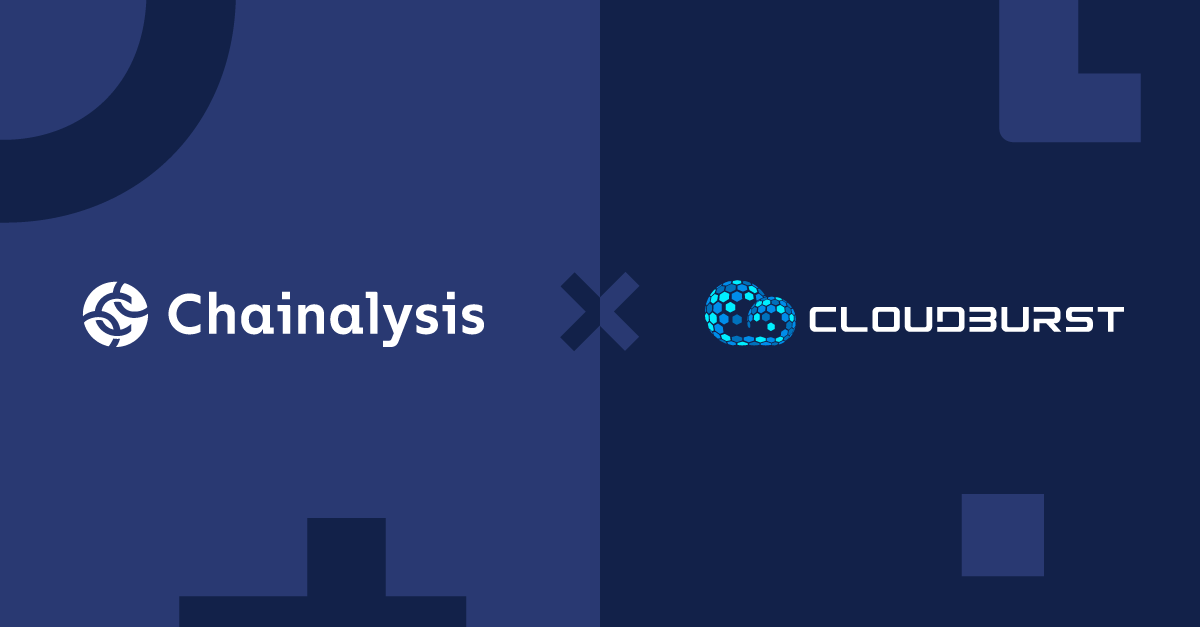 chainalysis's tweet image. Chainalysis partners with @trycloudburst to improve #crypto investigations &amp;amp; risk management. Combining on-chain &amp;amp; off-chain data for a clearer view of criminal activity. prn.to/3RL4WcG