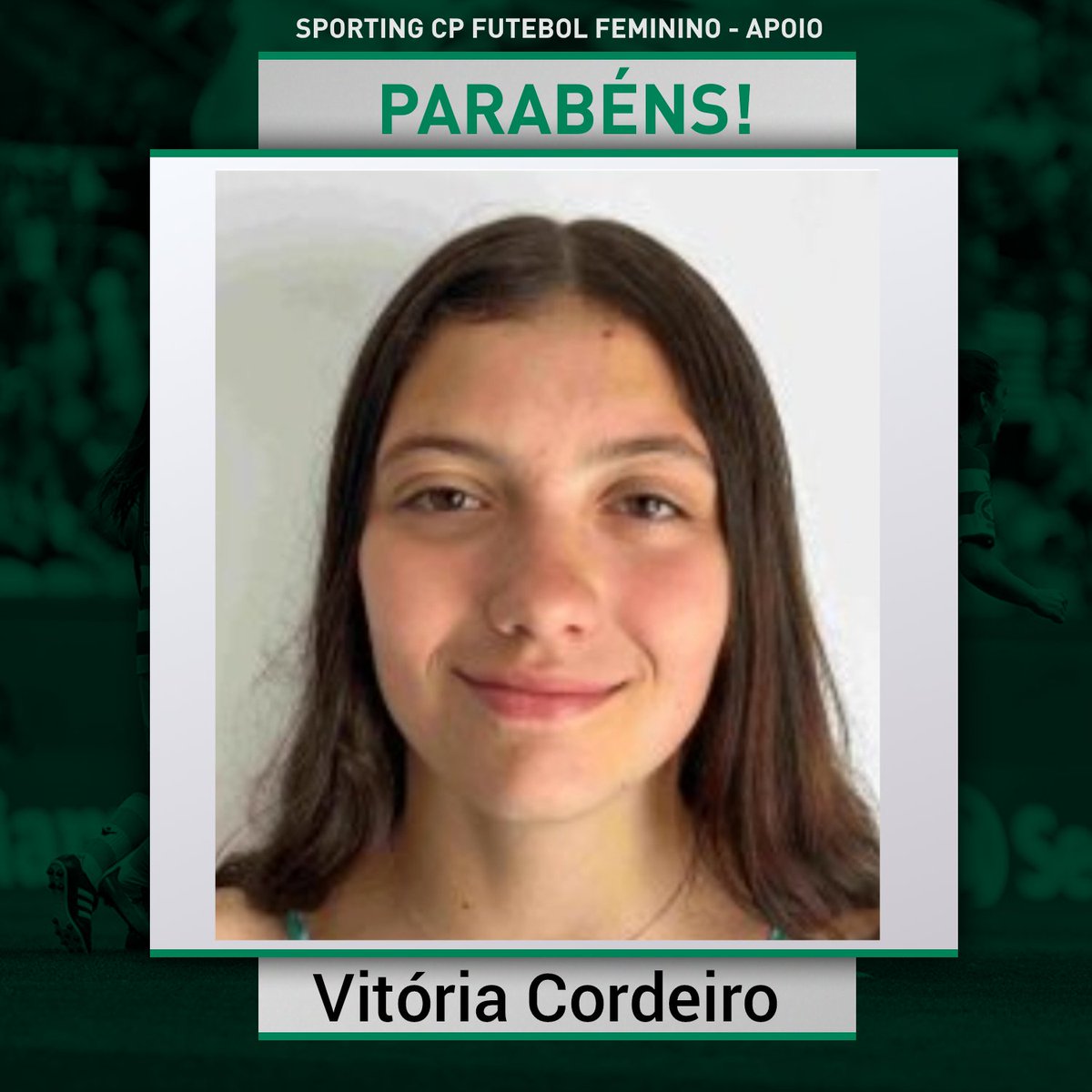 A Vitória Cordeiro completa hoje 16 anos. Parabéns! 🎁🎉🦁 #FutFemSCP #BDaySCP
