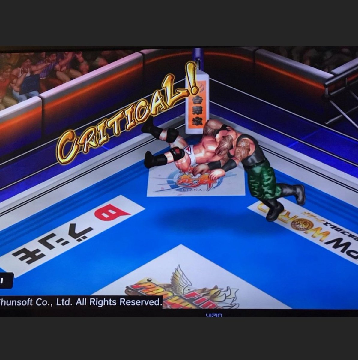 ReggieBalines's tweet photo. I have soo many great memories of Fire Pro from making my own wrestlers, wrestling rings,  entrances and of course those corner moves.  My favorite thing of all time was just making someone critical off a move. #FirePro35th. #fireprowrestling https://t.co/kkOHesAxqy
