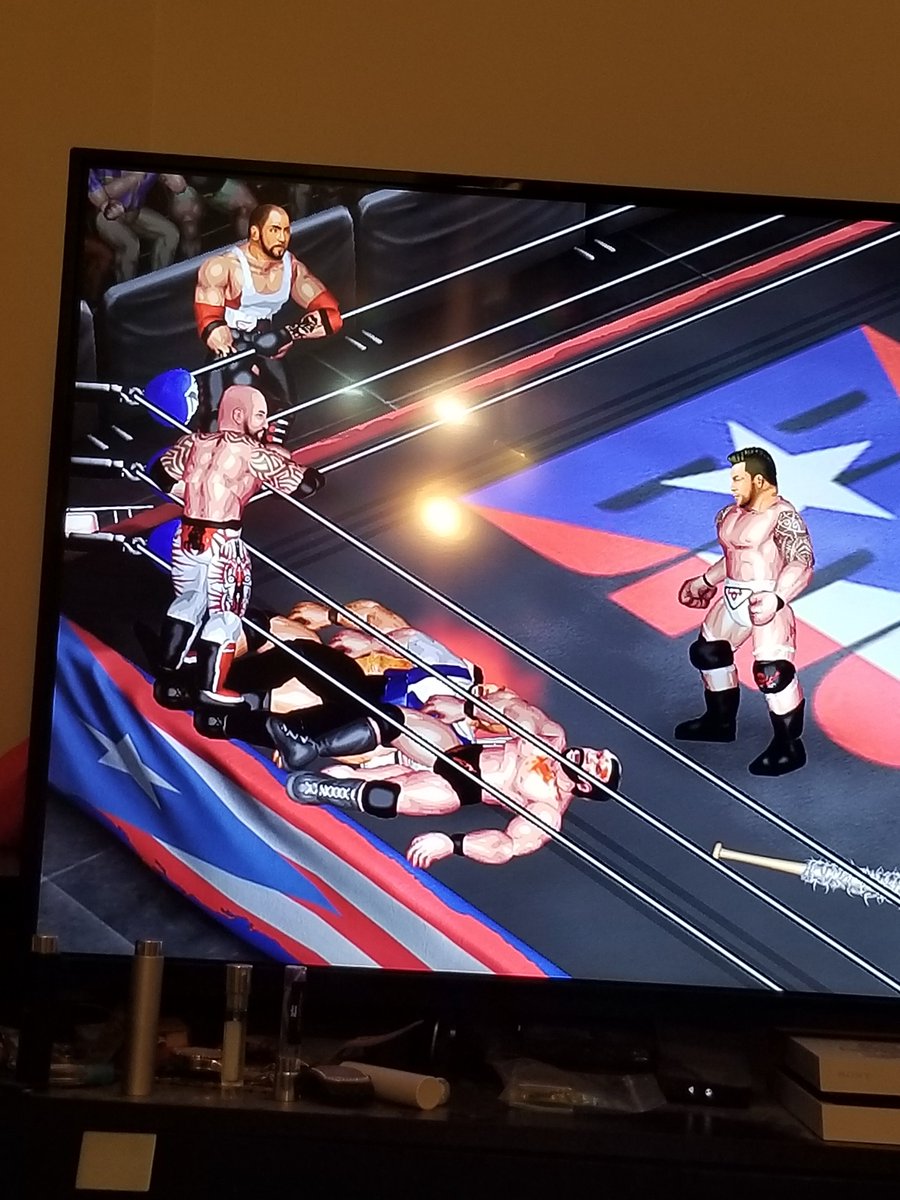 ReggieBalines's tweet photo. I have soo many great memories of Fire Pro from making my own wrestlers, wrestling rings,  entrances and of course those corner moves.  My favorite thing of all time was just making someone critical off a move. #FirePro35th. #fireprowrestling https://t.co/kkOHesAxqy