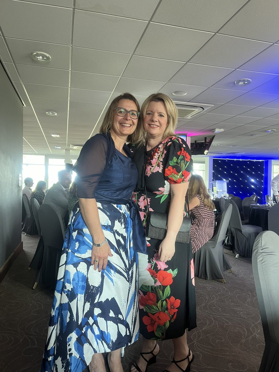 At the South Wales Argus Teaching awards with the amazing Barbara who is up for an award!  <a href="/barbarampv/">Barbara Voisin</a>  Fingers crossed!