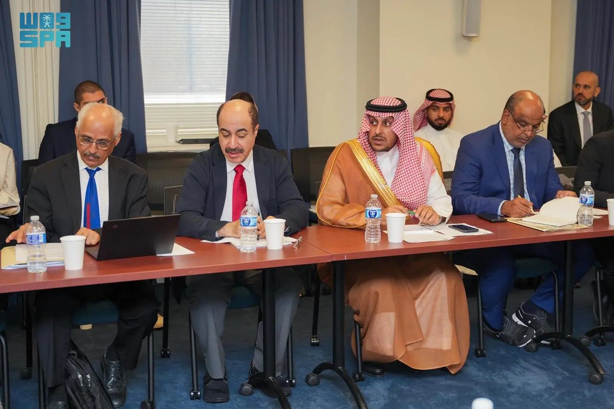 SPAeconomic's tweet photo. وفد المملكة يشارك في الحوار الخامس لمجلس التعاون مع الولايات المتحدة للتجارة والاستثمار وقمة الاستثمار الأمريكية (SelectUSA).
https://t.co/LtOZTbUwG8
#واس_اقتصادي https://t.co/ahsSj0b0t5