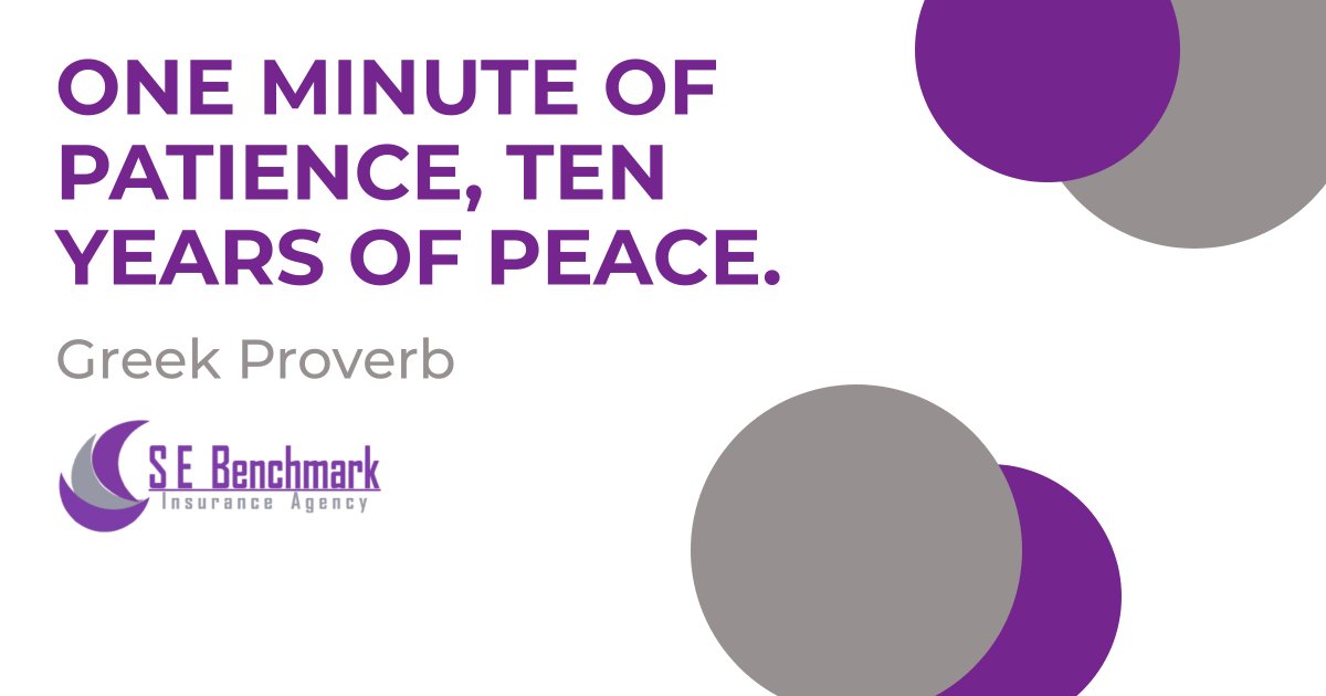 sebenchmark's tweet image. Patience is an investment. The temporary discomfort of waiting can lead to lasting peace of mind.