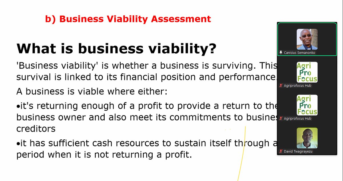 greeninvesthub's tweet photo. Today, we held a virtual seminar on business pricing strategies and viability. The session focused on learning how to price products effectively to ensure business sustainability and growth.
#LandAccelerator #BusinessTraining #restoration https://t.co/f4Lvy90NJk