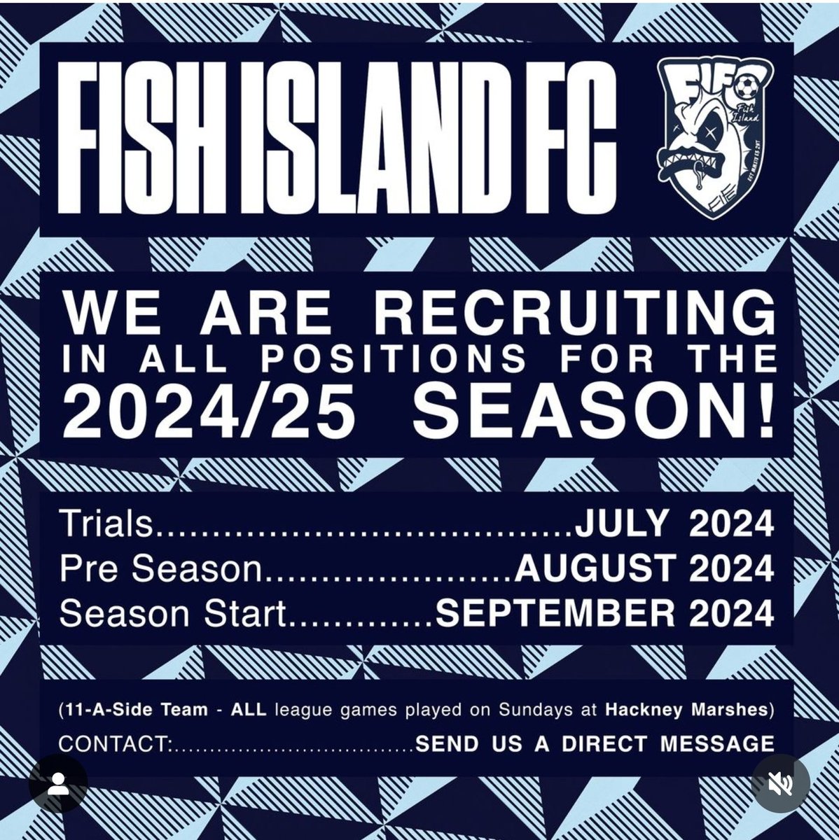 Fish Island FC tweet media
