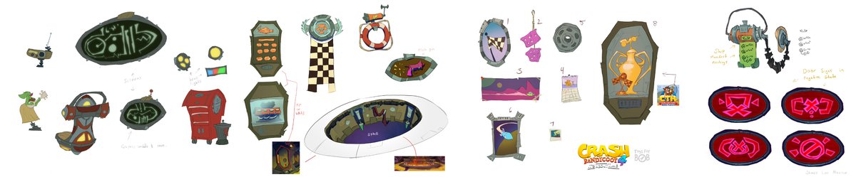 jamesloymartin's tweet image. Oh, and here's some props from Oxide's hanger I did for Crash 4.
#crash4 #CrashBandicoot