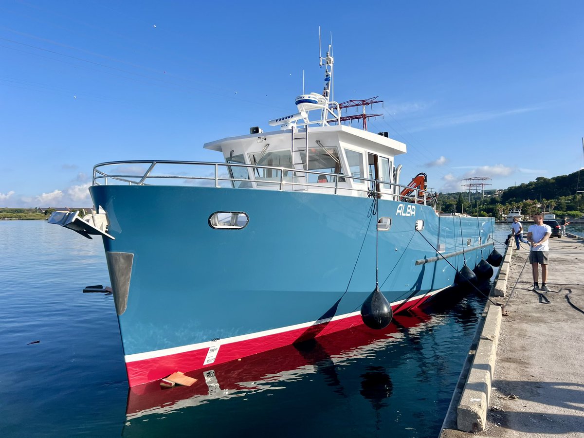 LM_Bastia's tweet image. C’est avec beaucoup d’émotions, de satisfaction et de fierté ☺️🥰🥹 que nous sommes heureux de vous annoncer la mise à l’eau, ce 26 juin de #ALBA, navire de formation à propulsion électro-hydrogène 🎉 

#Mauric #ChantierNavalGatto @EODev_H2 #AlternativesEnergies