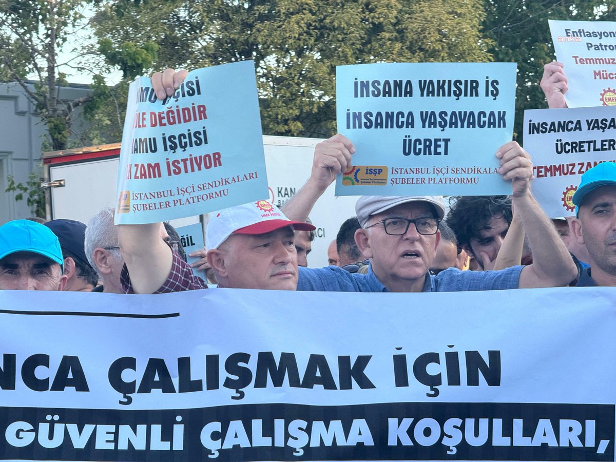 İstanbul İşçi Sendikaları Şubeler Platformu: 

"Ücret ve maaşlara en az gerçek enflasyon kadar zam yapılmalı ve refah payı eklenmelidir"

ankahaber.net/haber/detay/is…