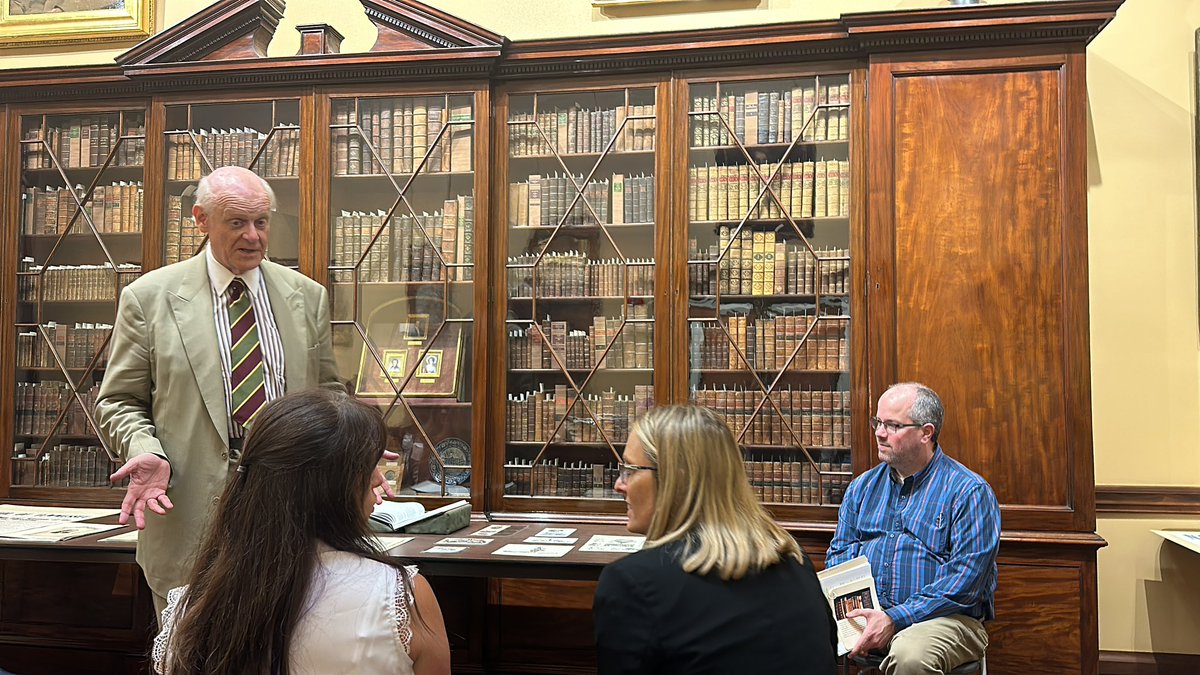 Georgette Hackman (@georgettehack) on Twitter photo Our <a href="/foundingforward/">Founding Forward</a> Reconstruction teachers have had a busy day touring the Union League House and the Library Company of Philadelphia with our lead scholar, Dr. Allen Guelzo. And we’re not finished yet! Next stop, <a href="/ConstitutionCtr/">National Constitution Center</a> ! Our <a href="/foundingforward/">Founding Forward</a> Reconstruction teachers have had a busy day touring the Union League House and the Library Company of Philadelphia with our lead scholar, Dr. Allen Guelzo. And we’re not finished yet! Next stop, <a href="/ConstitutionCtr/">National Constitution Center</a> !