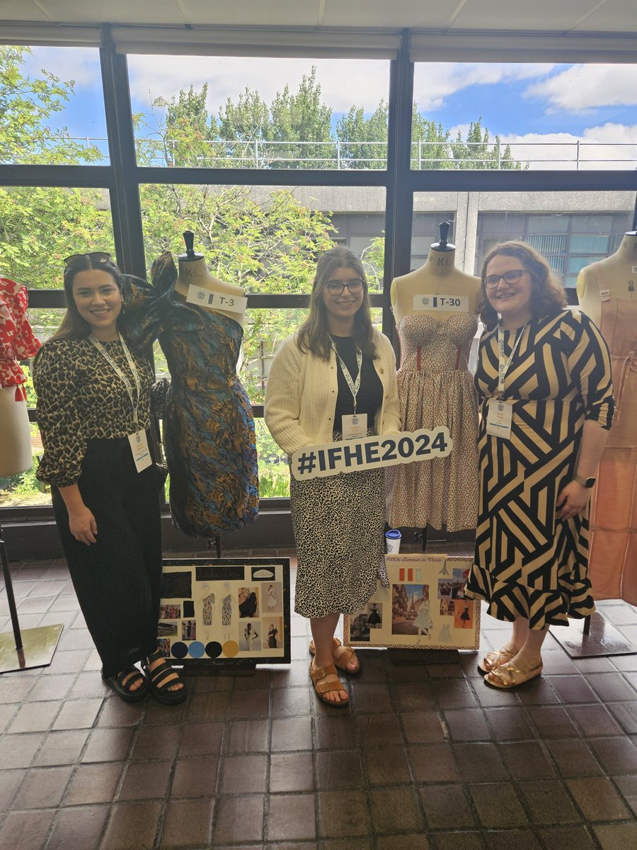 ATHE_HomeEc's tweet image. Textile exhibits of student work from  the IFHE Congress .#LIFESKILLS #HomeEconomics